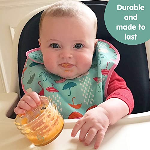 Стъклени буркани за бебешка храна Sage Spoonfuls за еднократна употреба с капаци - Комплект от 6 контейнери за съхранение на тегло