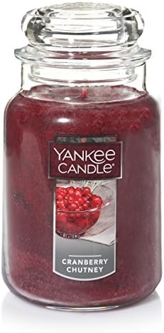 Yankee Candle Игристая Свещ с аромат на канела, Класическа свещ с един фитилем в банката обем 22 грама, над 110 часа, с аромат на боровинки