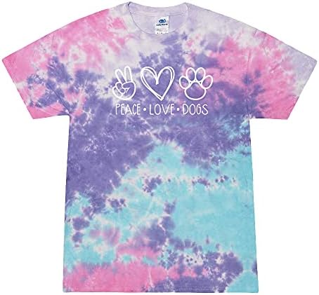 Тениска Trenz Shirt Company Peace Love Animal За Възрастни Унисекс С Къс ръкав