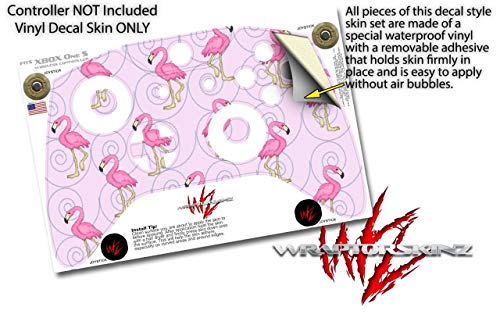 Vinyl обвивка WraptorSkinz Decal, съвместима с контролер XBOX One S/X - Фламинго в розово (контролер В комплекта не са включени)