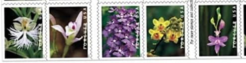 USPS Диви Орхидеи Цветя Завинаги Пощенски марки Първи Клас Пощенски марки на САЩ Рожден Ден, Сватба Годишнина от Годеж Булчински