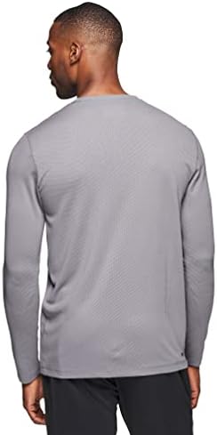 Мъжки t-shirt RBX Active Атлетик Fit Performance Топ с кръгло деколте и дълъг ръкав за мъже