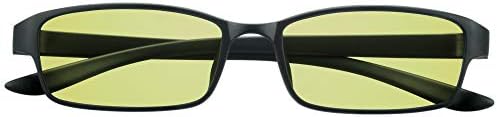 VisionGlobal Сини светоблокирующие очила за компютър, кехлибар, антирадиационные лещи, за да предотврати скока на цифрови очите.