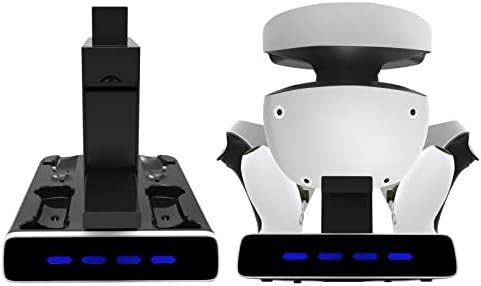 зарядно устройство за PS VR2 с led осветление, Многофункционално зарядно устройство ще захранване на зарядно устройство за