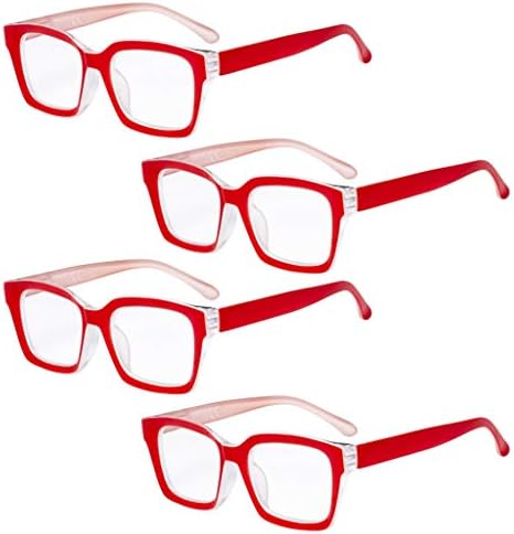 Eyekepper Спестете 10% на 4 опаковки женски очила за четене и 4 опаковки ридеров за жени +1,75