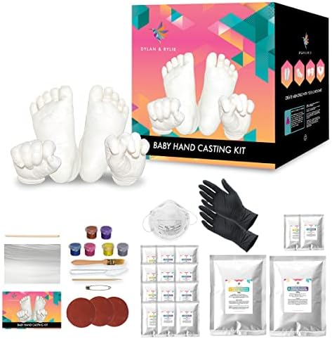 Комплект за леене на новородено Baby Deluxe - Подаръци за малки момичета за набиране на формуляри за ръцете и краката на бебето