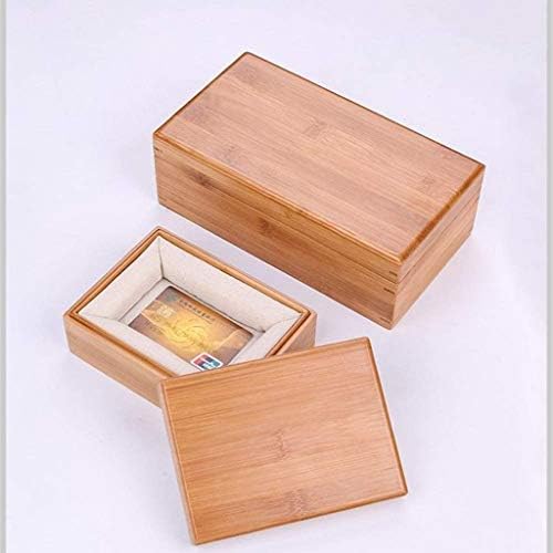 Кутия за сувенири, направени от пепел SLSFJLKJ Малка Естествена кутия за подаръци за кремация, подходяща за малки количества