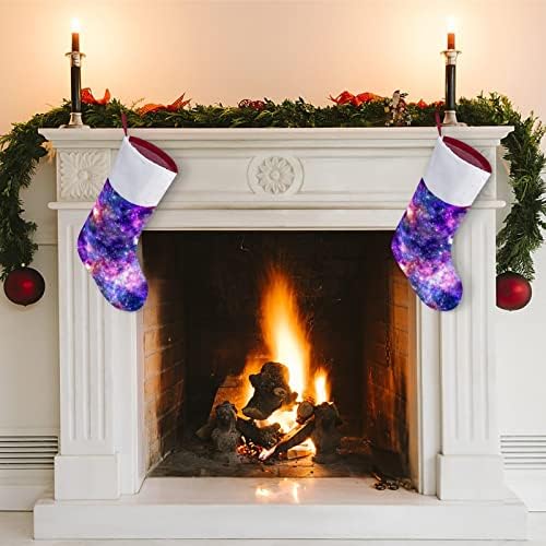 В Млечния Път Galsxy Коледни Чорапи, Коледни Чорапи Калъф За Дома Семеен Коледен Декор