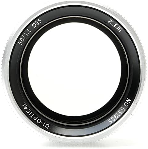Фиксиран обектив 7Artisans 50mm F1.1 Leica M Mount за Беззеркальных фотоапарати Leica M-Mount (сребрист)