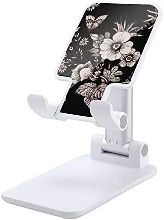 Поставка за мобилен телефон с принтом Цъфтеж на прерийните цветя, която е Съвместима с планшетами iPhone Switch, Сгъваема Регулируема