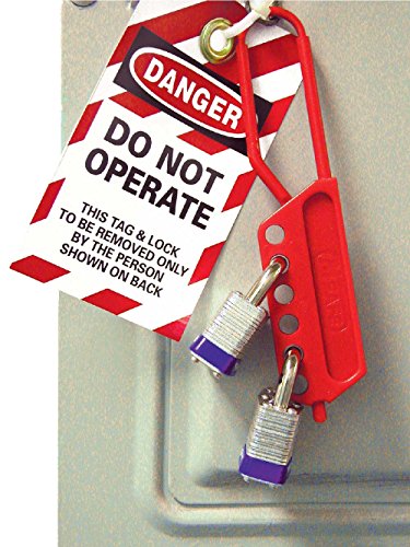 Затвори Ножничного действия NMC MS01 – Кабелна Ключалка с една челюст, 6 Панти брави f0r, Метално капаче с найлонови покритие