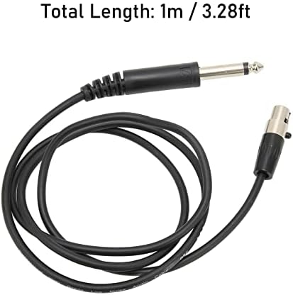 Кабел SoarUp XLR Жена-1/4 Инча мъжки, Професионален Здрав Безшумен кабел XLR-6,35 мм за микрофон за усилвател (1 м)