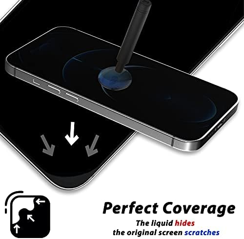Защитно фолио от КУПОЛНА СТЪКЛО Whitestone за iPhone 13 pro max (6,7 инча), защитен слой от закалено стъкло с технологията на пръскане