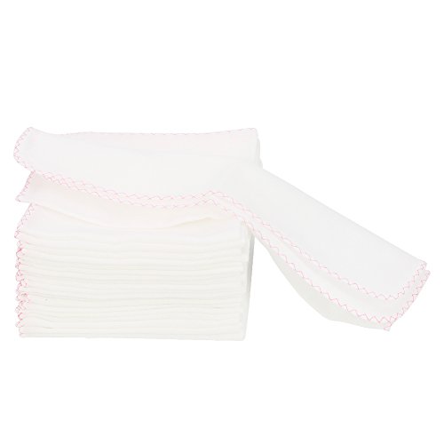 Yaosan Pack 20 Екологично Чисти Муслиновых Кърпички за лице, Меки Памучни Кърпички за Многократна употреба За почистване на лицето, Муслиновая