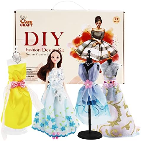Модерен дизайн на набор от Кейт Занаятите, с кукла и комплект за шиене за момичета от 8 до 12 години – Образователни играчки,