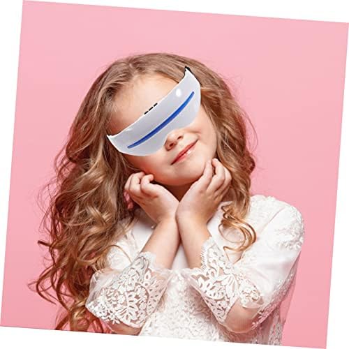 Hemoton 1 Комплект Защитни средства за очите Масажисти За очите Музикален Масажор За Пътуване Масажор За Очи Топлинна Масажор За Очи