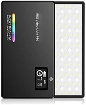 BGZDT 360 Пълноцветен Мини RGB Видеосвет 2450 mah Акумулаторна Джобна лампа с регулируема яркост 2500-9000K Мини лампа (Цвят: E, размер: