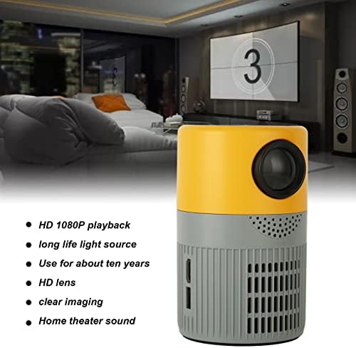 Мини Проектор, видео проектор Материал ABS Тайният Източник на Светлина Кино Звук DVD за U Диск