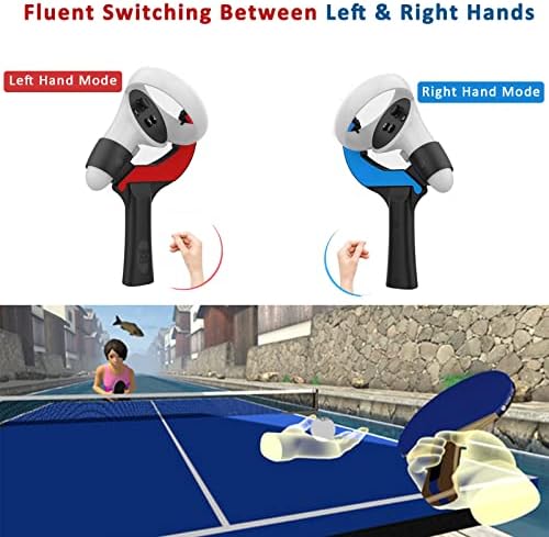 NINKI най-Новата ръкохватка за тенис на маса, Съвместима с контролер Oculus Quest 2, Аксесоари за контролер, [Преминете на дясната