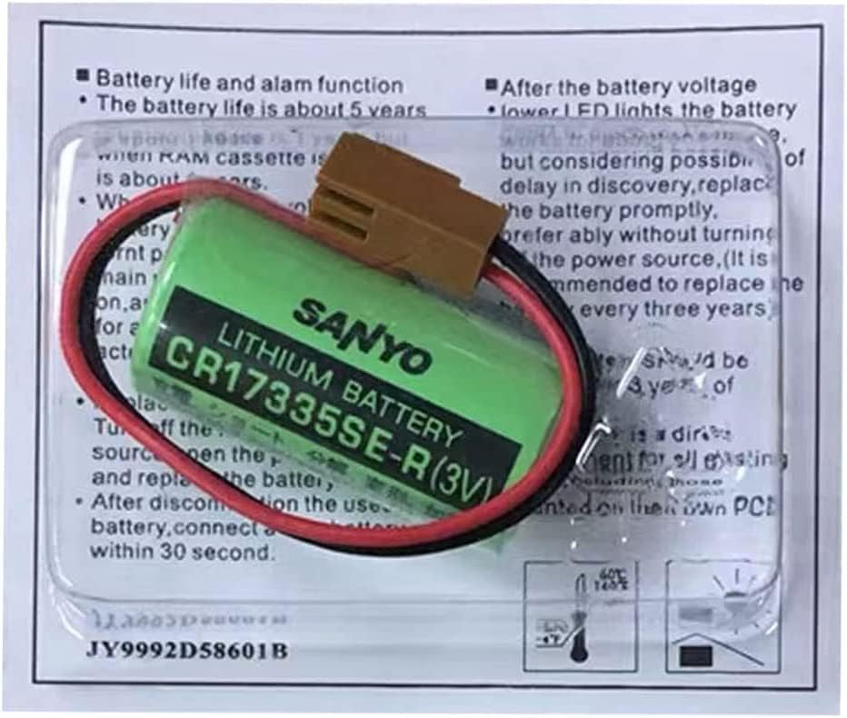 (6 бр.) CR17335SE-R 3V Батерия АД за Sanyo Fanuc A98L-0031-0006 A02B-0177-K106 Батерия 1800 mah Литиева Батерия АД Батерия Неперезаряжаемый