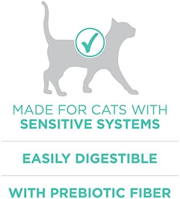 Purina ONE Sensitive Stomach, Чувствителна Кожа, Естествен Суха Храна за котки, + Плюс Формула за чувствителна кожа и на Стомаха