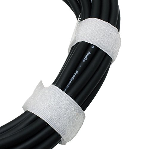 Кабели за микрофонного кабел GLS Audio 25 фута - Конектор XLR до 1/4 TS Черни Кабели - 25' Кабел-змия за моно микрофон
