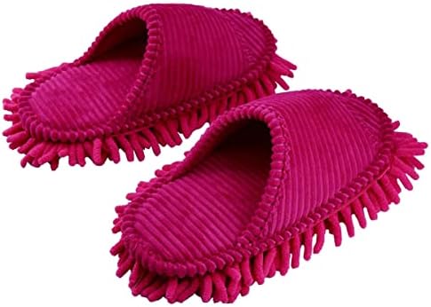 Домашни чехли Veemoon, Обувки за почистване на под, 2 двойки многофункционални тапочек за почистване на обувки за парцал, чехли за почистване,