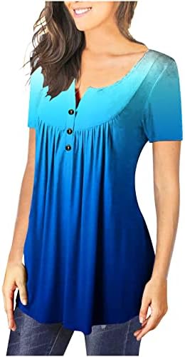 Блуза-риза за Момичета Лято-Есен 2023, Дрехи от Памук с Къс ръкав и Кръгло Деколте, Графична Блуза за Отдих, ПА-ПА