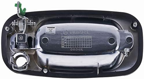 Дръжката на предната външна врата Dorman 91130 от страна на водача, която е съвместима с някои модели на Chevrolet / GMC, Хромирани