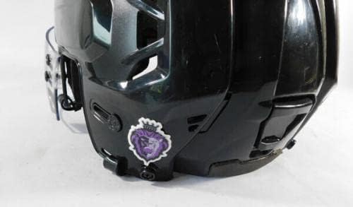 Използван в играта CCM Reading Рояли хокеен шлем ECHL с надпис Mith отпред - Използвани в играта MLB каски