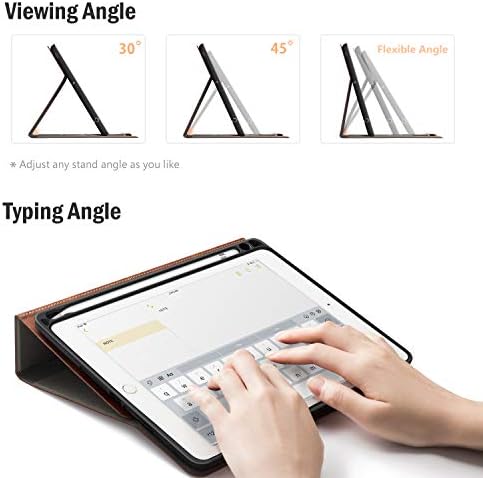 Калъф Antbox за iPad Mini 5 2019 (5-то поколение 7,9 инча) /iPad Mini 4 с вграден държач Apple Молив от изкуствена кожа Smart Cover-с функция