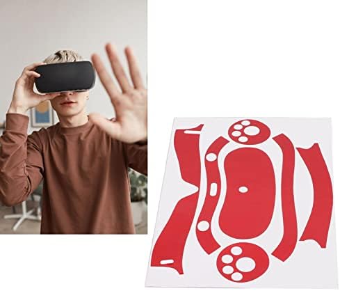 Етикети към Слушалката Виртуална реалност, Стилна Професионална Стикер на Кожата за Очила за Виртуална Реалност от PVC, Устойчиво