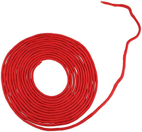 Мек памучен въже HELTHLYES (5/16 инча x 32 фута) - Здрава Универсална въже, комплект от 2 броя (червен)