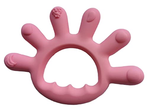 Силиконов прорезыватель BABYmimi - Органични детски играчки-прорезыватели под формата на пръстите, които могат да се дъвчат,