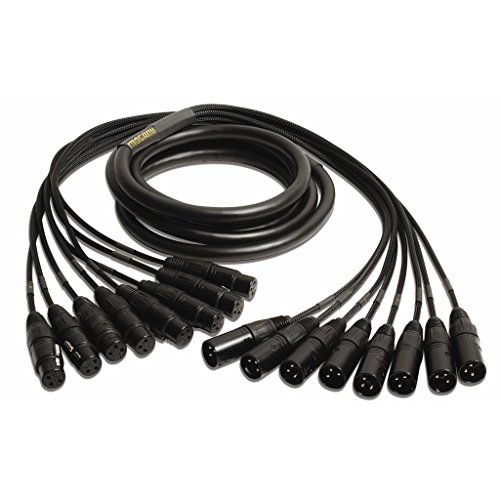Аудио кабел-змия Mogami Gold 8 XLR-XLR-20, 8-канален газа, XLR конектор към XLR-штекеру, Златни контакти, Директни конектори,