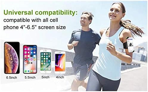 Кобур BoxWave, съвместима с Samsung Galaxy XCover6 Pro (Кобур от BoxWave) - Гъвкава спортна превръзка, регулируема превръзка за тренировки