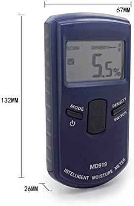 JF-XUAN Тестер за качеството на водата Индуктивен цифров хартиен тестер метър детектор сензор MD919 обхват 4% ~ 40%