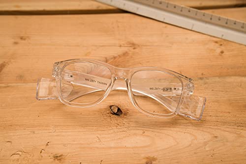 Защитни очила MAGID Gemstone Y50 Performance фарове за Мъгла със Странични плочи, Прозрачни рамки /Прозрачни лещи, Устойчиви