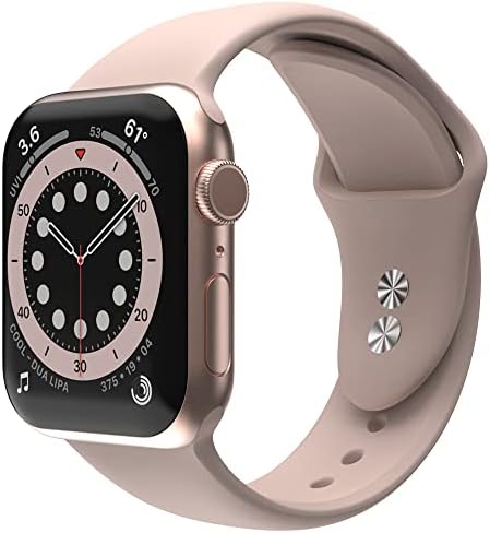 Силиконови Въжета Sinjimoru за Apple Watch, Регулируеми Силиконови Въжета за Apple Watch серия Ultra/8/SE2/7/6/ SE/5/4. Силиконови гривни
