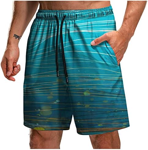 Къси Плажни къси Панталони за Мъже, Мъжки Летни Забавни Плажни Панталони с 3D Дигитален Печат, къси Панталони с Джобове