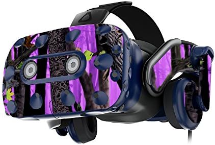 Кожата MightySkins, съвместим със слушалки на виртуална реалност HTC Vive Pro - Purple Tree Camo | Защитно, здрава и уникална