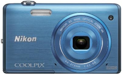 Цифров фотоапарат Nikon COOLPIX S5200 Wi-Fi CMOS с 6-кратно увеличение (синьо) (СТАР МОДЕЛ)