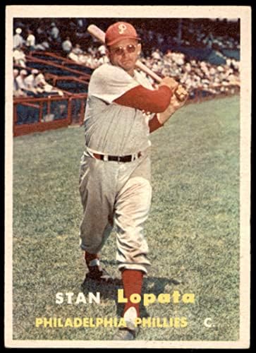 1957 Topps 119 Стан Лопата Филаделфия Филис (Бейзболна картичка), БИВШ Филис