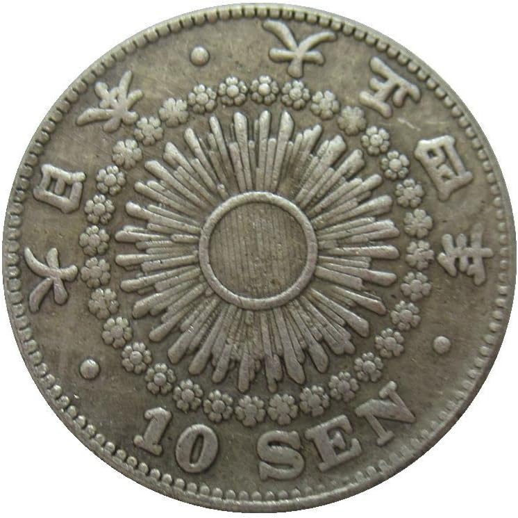 Япония 10-Доларови Възпоменателни монети Taisho 1, 4, 5, 6 години, със сребърно покритие Копие на Възпоменателни монети