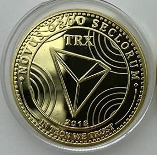 в какво вярваме | Виртуална валута Cryptocurrency |Позлатен Художествена монета Challenge| Подарък са подбрани монета Bitcoin Лъки златна