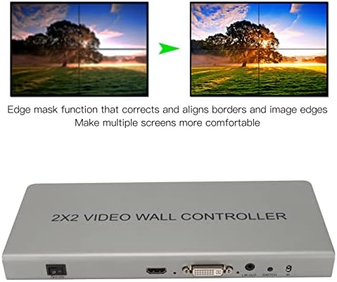 Процесор видеостены DAUERHAFT, Контролер Видеостены с мултимедиен интерфейс с висока разделителна способност, Завъртане на екрана на 180