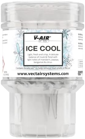 Многофазный Керамичен Патрон за освежителя на въздуха Vectair V-Solid Citrus, Цитрусов Манго (опаковка от 6 броя)