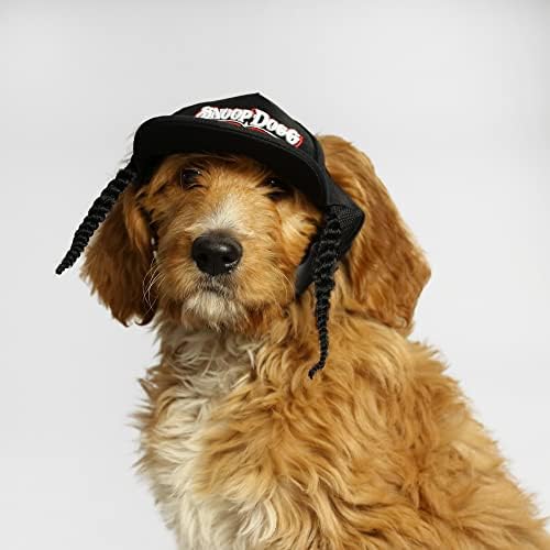 Бейзболна шапка на Snoop Doggie Doggs Deluxe За домашни любимци, Класическа Snoop, Малка