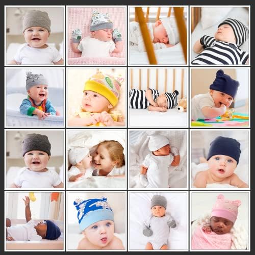 Сладка шапка с Уши на Мечка за Новородени и Ръкавици Срещу Драскотини, Комплект за момчета и момичета 0-3 месеца