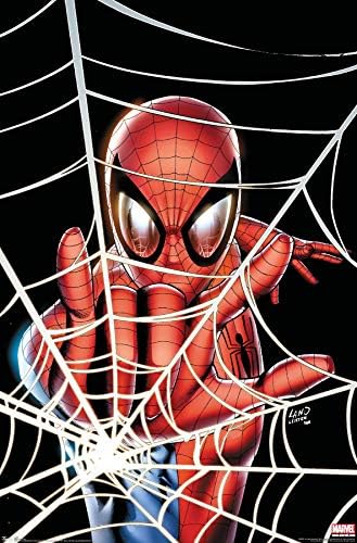 Тенденции на международните комикс на Marvel - Spider-Man - Уеб Плакат на стената, 22.375 x 34, premium версия без рамка